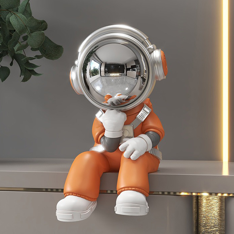 Resin Art Aesthetic - Adornos de astronauta en miniatura, figuritas