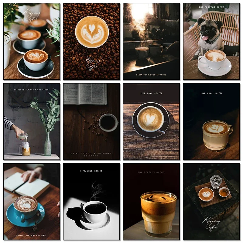 Resin Art Quote - Pósteres y Cuadros Vintage de Café