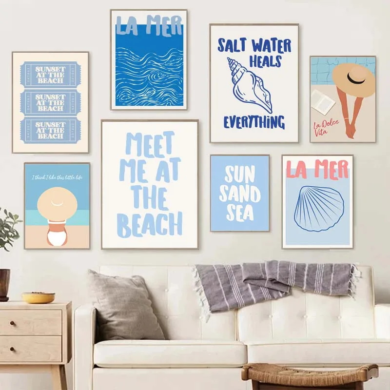 Resin Art Quote - Pósteres de Conchas Marinas en la