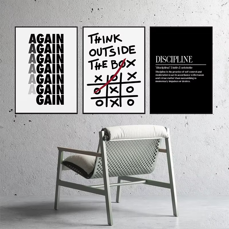 Resin Art Quote - Póster de Arte Moderno con Frases