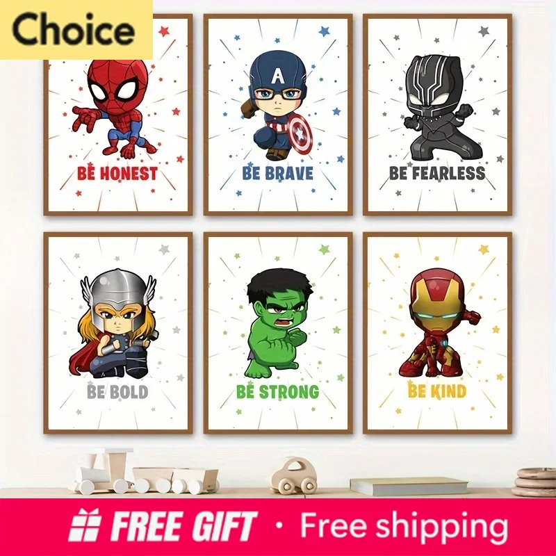 Resin Art Quote - Pósteres de Dibujos Animados de Superhéroes,