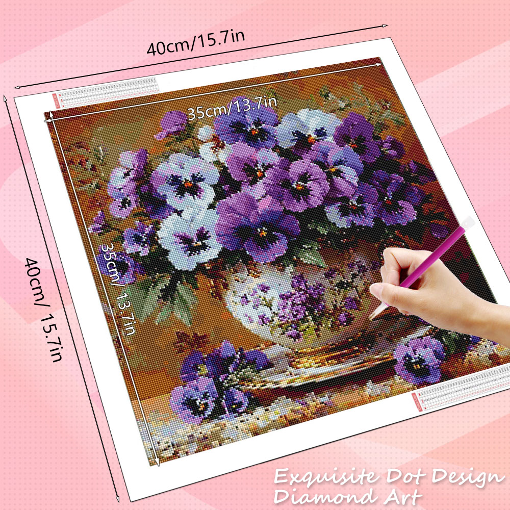 HUACAN-mosaico de diamantes 5D - Resin Art For Rose reseña y precio