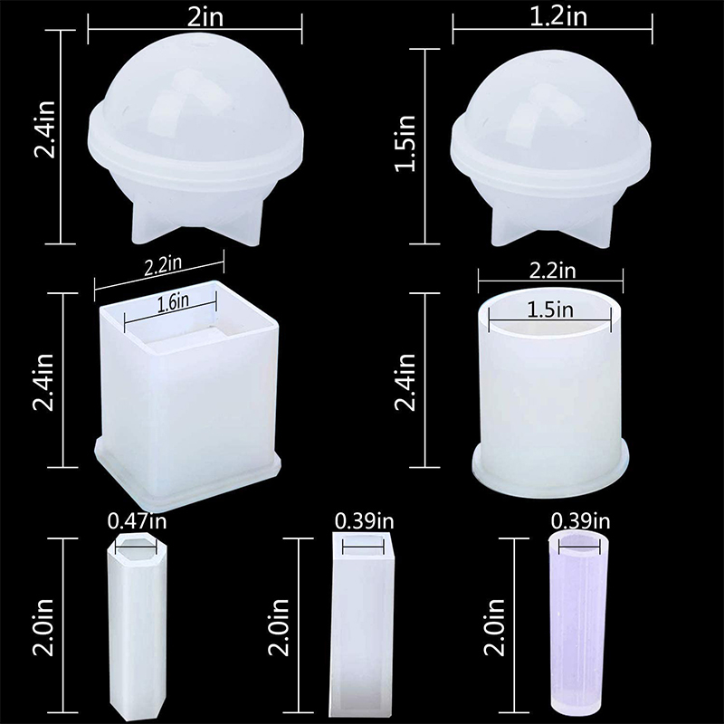 Cantidad en stock: 8 moldes de - Resin Art Quantity reseña y precio