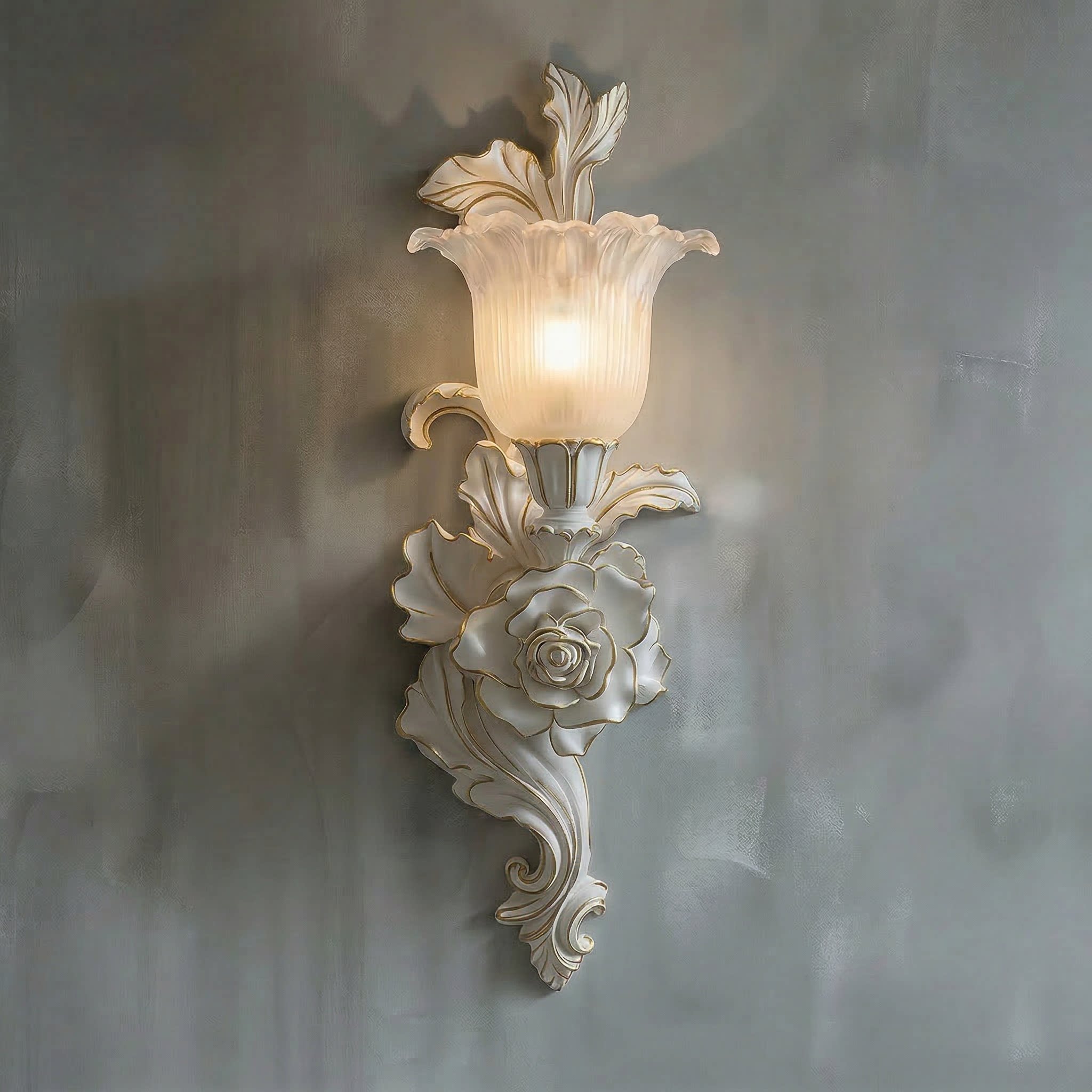 Lámpara de pared francesa, ilu - Background Resin Art reseña y precio