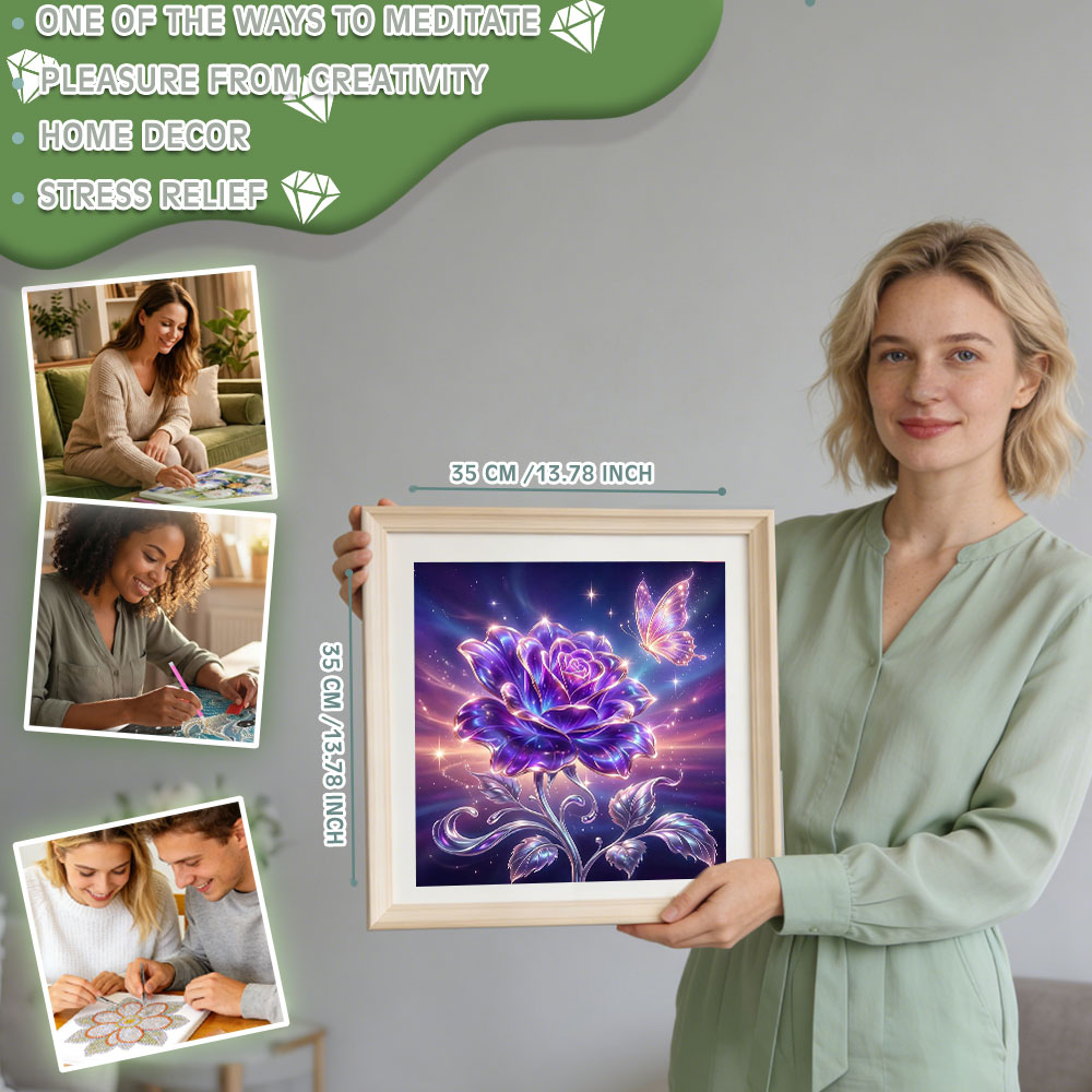 Pintura de Diamantes Huacan, C - Resin Art For Rose reseña y precio
