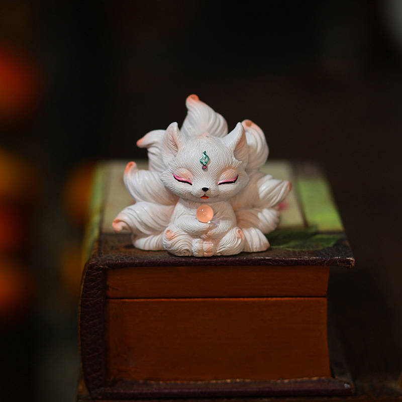 Estatua en miniatura de zorro  - Resin Art Aesthetic reseña y precio