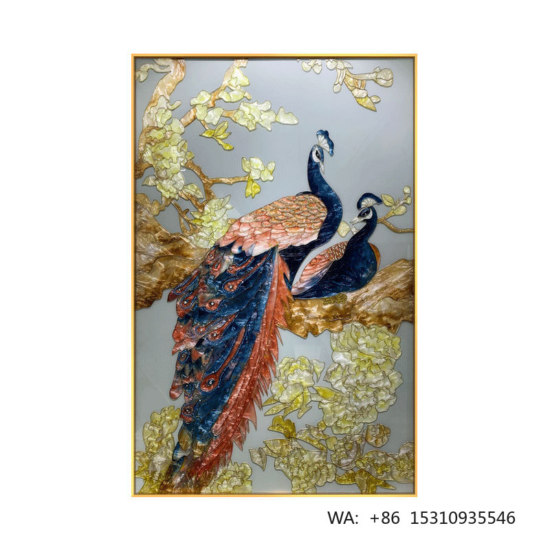 Mural de Arte Moderno de Metal - Background Resin Art reseña y precio