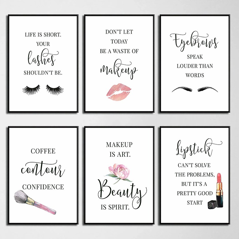 Póster con Frases de Maquillaj - Resin Art Quote reseña y precio